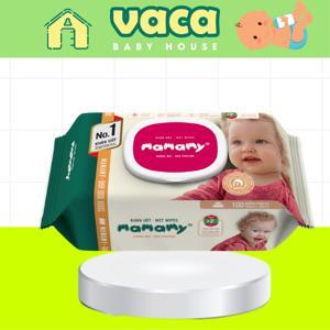 Giấy ướt Mamamy 100 tờ - có nắp không mùi