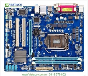 Bo mạch chủ - Mainboard Gigabyte GA-H61M-S2PV (rev 1.0) - Socket 1155, Intel H61, 2 x DIMM, Max 16GB, DDR3