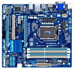 Bo mạch chủ - Mainboard Gigabyte GA H77M-D3H - Socket 1155, Intel H77, 4 x DIMM, Max 32GB, DDR3