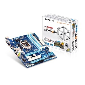 Bo mạch chủ - Mainboard Gigabyte GA H77M-D3H - Socket 1155, Intel H77, 4 x DIMM, Max 32GB, DDR3