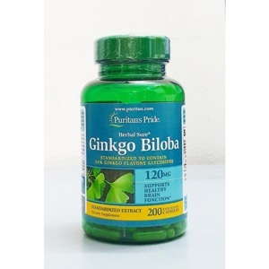 Thuốc bổ não Ginkgo Biloba 120 mg Puritan's Pride 200 viên