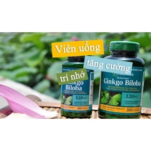 Thuốc bổ não Ginkgo Biloba 120 mg Puritan's Pride 200 viên