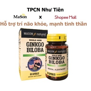 Ginkgo Biloba Mason Natural 500mg