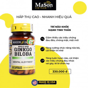 Ginkgo Biloba Mason Natural 500mg