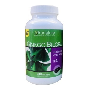 Ginkgo Biloba - Tăng cường tuần hoàn não - Hộp 300 viên của Mỹ