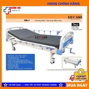 Giường bệnh nhân 1 tay quay Lucass GB-1