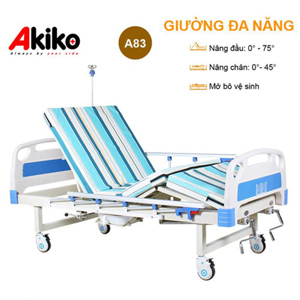 Giường bệnh nhân 3 tay quay Akiko A83