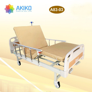Giường bệnh nhân 3 tay quay Akiko A83