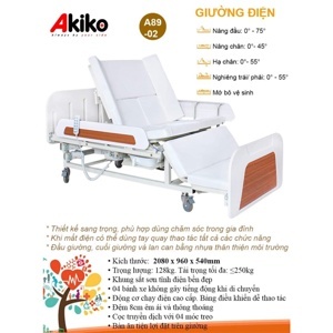 Giường chạy điện cao cấp chống trượt ngã Akiko A89-02