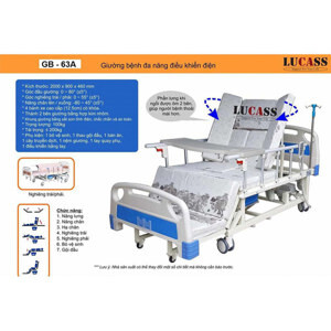 Giường điện đa chức năng Lucass GB-63A