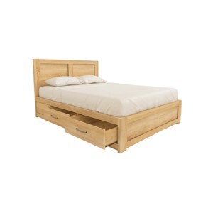 Giường đôi Cuba gỗ sồi 1m4