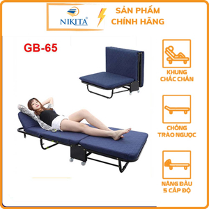 Giường gấp nâng đầu 3 khúc Nikita GB65