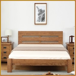 Giường nan gỗ sồi trắng Oak Ranges - 1m6x2m