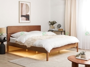 Giường ngủ đơn gỗ keo rộng 1m2 GTN12