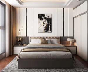 Giường Ngủ Kiểu Nhật Gỗ Xoan Đào 1m6 GN348