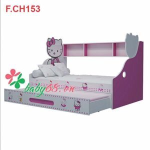 Giường tầng lùn Hello Kitty GL02 cho bé