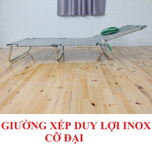 Giường xếp Duy Lợi Inox Cỡ Đại