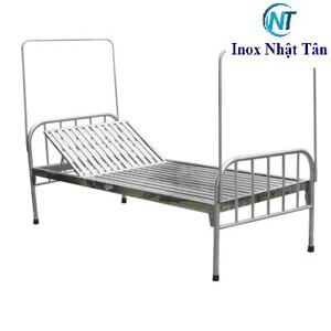 Giường y tế nâng đầu inox