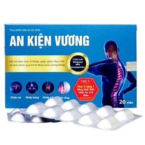 Giúp giảm đau mỏi xương khớp hộp 20 viên An Kiện Vương