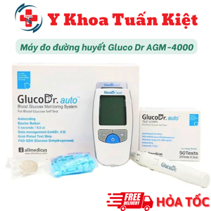 Máy đo đường huyết Allmedicus Gluco Dr Auto AGM-4000