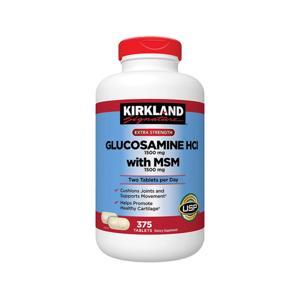 Thuốc bổ xương khớp Kirkland Signature Extra Strength Glucosamine HCI 1500mg With MSM 1500mg 375 viên