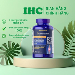 Viên uống hỗ trợ xương khớp Glucosamin Chondroitin MSM Puritan's Pride - 240 viên