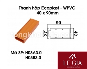 Gỗ nhựa Việt Pháp EcoplaST H03A3.0