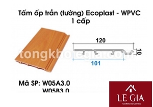 Gỗ nhựa Việt Pháp EcoplaST W05A3.0
