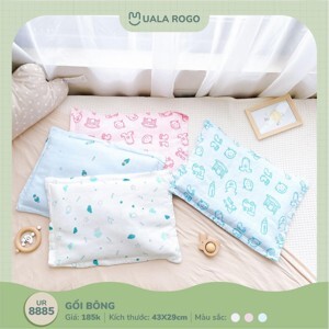 Gối bông sơ sinh Uala&Rogo UR8885