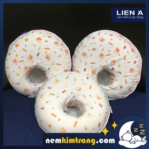 Gối cao su em bé Liên Á Round