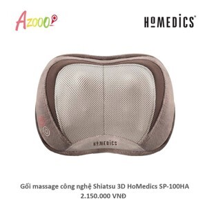 Gối massage công nghệ 3D Shiatsu HoMedics SP-100HA