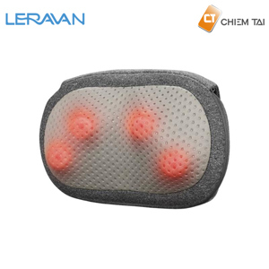 Gối massage nhiệt không dây Leravan LF-YK006