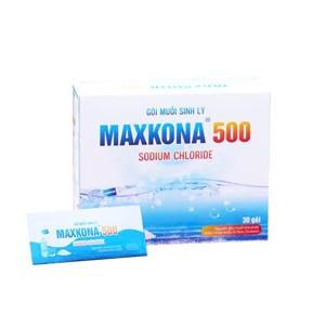 Gói muối sinh lý Maxkona 500 hộp 30 gói