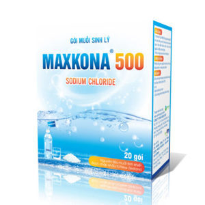 Gói muối sinh lý Maxkona 500 hộp 30 gói