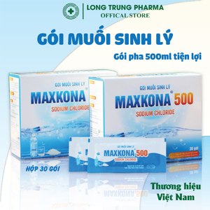 Gói muối sinh lý Maxkona 500 hộp 30 gói