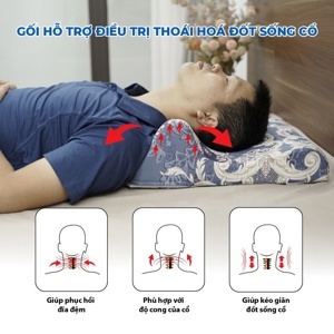 Gối nằm cho người thoái hóa cột sống cổ