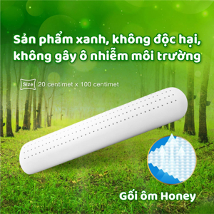 Gối ôm cao su Kim Cương Honey