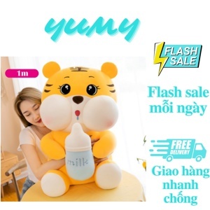 Gối ôm Nghị Lực hình bình sữa - 100cm