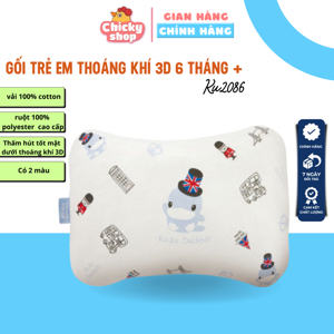Gối trẻ em kuku thoáng khí 3D KU2086