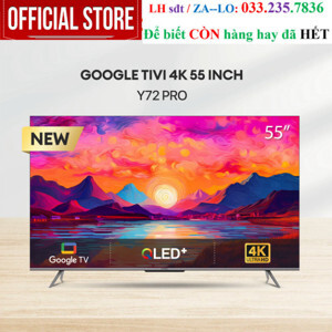 Google QLED Tivi Coocaa 4K 55 inch 55Y72 Pro