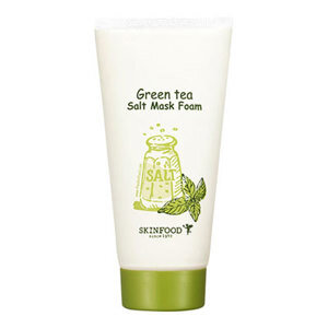 Sữa rửa mặt trà xanh muối Green tea salt mask foam