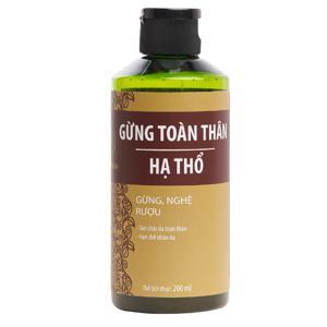 Gừng hạ thổ toàn thân Wonmom 200ml