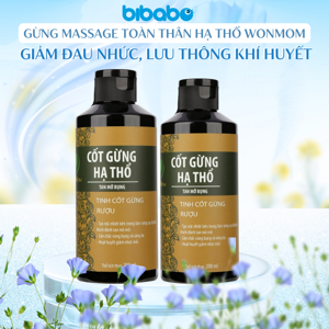 Gừng hạ thổ toàn thân Wonmom 200ml