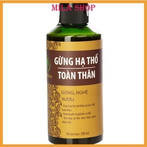 Gừng hạ thổ toàn thân Wonmom 200ml