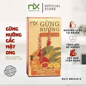 Gừng nướng gấc mật ong Nam Xanh 120gr