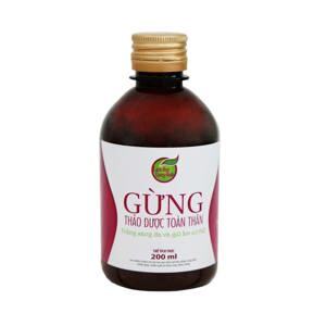 Gừng thảo dược toàn thân Cung Đình 250ml