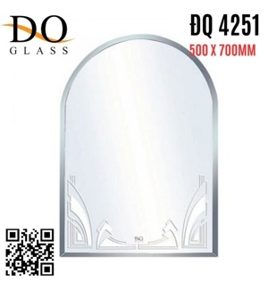 Gương hoa văn Đình Quốc 4251 50 x 70 cm