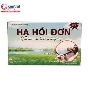 Thực phẩm chức năng giúp hạ huyết áp Hạ hồi đơn