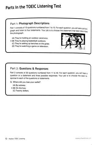 Hackers TOEIC Listening