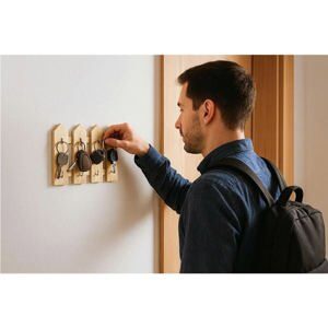 Hàng rào treo chìa khóa gỗ Đức Thành 45231